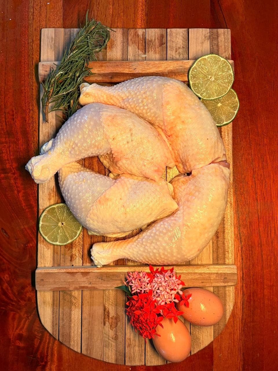 Muslos de pollo de pastoreo Rancho Arru
